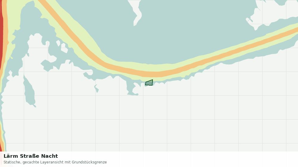 Statische Kartenansicht: Lärm Straße Nacht