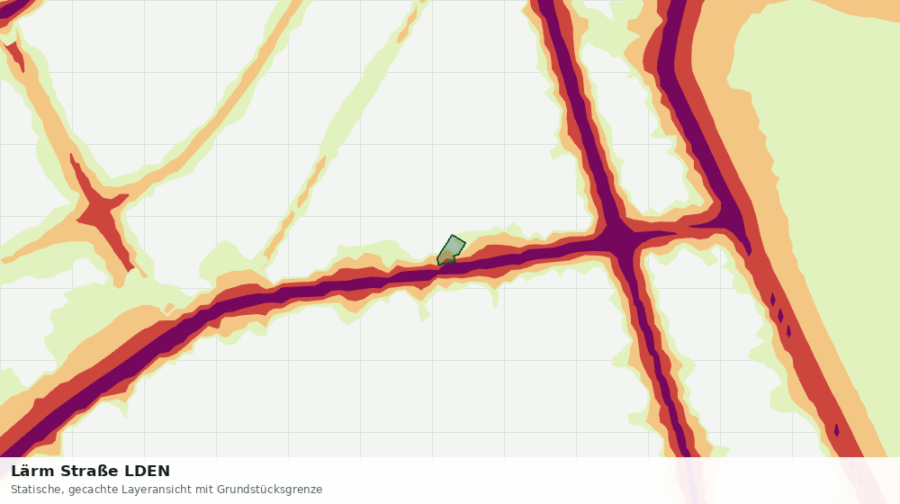 Statische Kartenansicht: Lärm Straße LDEN