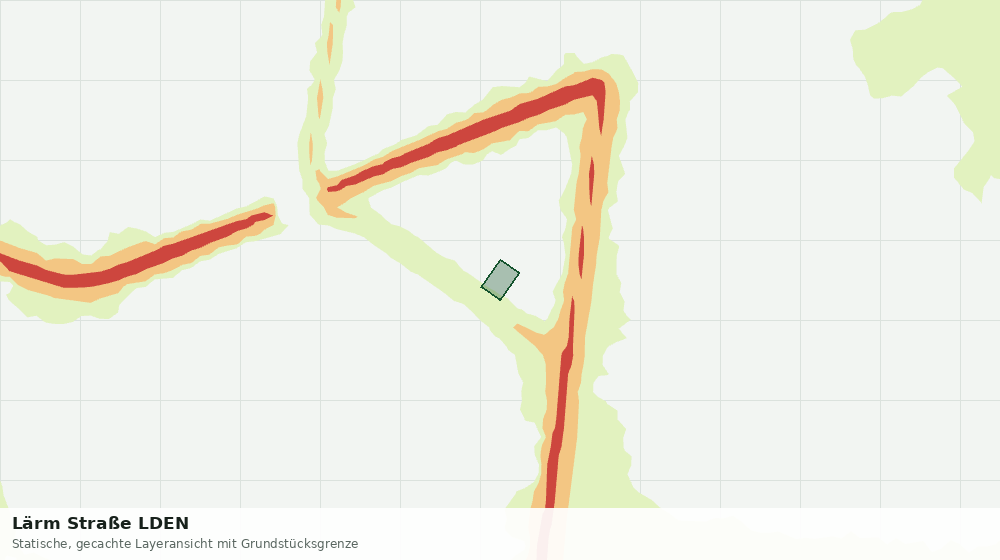 Statische Kartenansicht: Lärm Straße LDEN