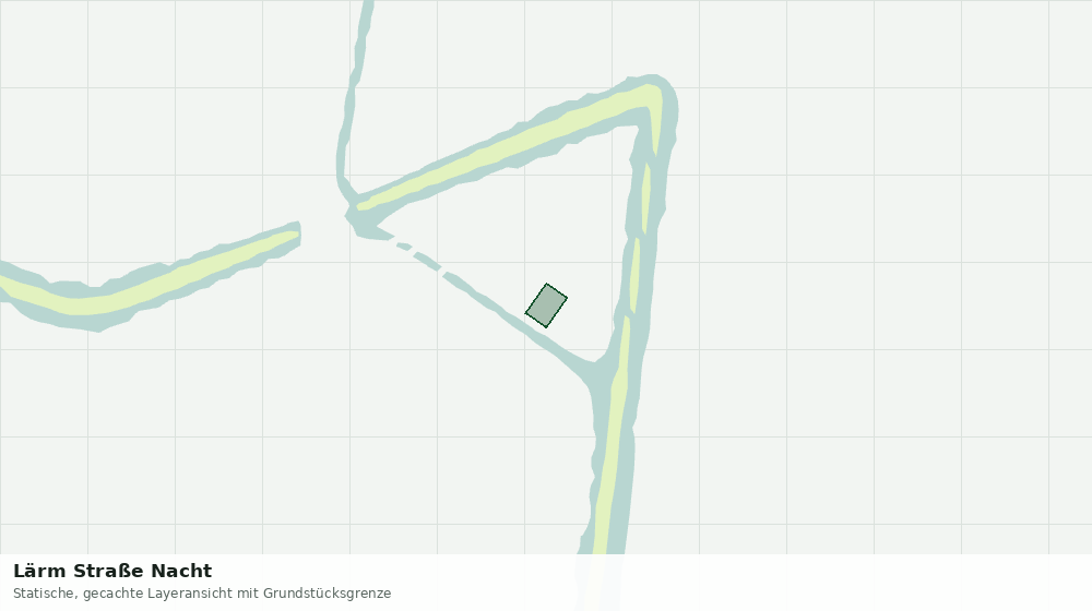 Statische Kartenansicht: Lärm Straße Nacht