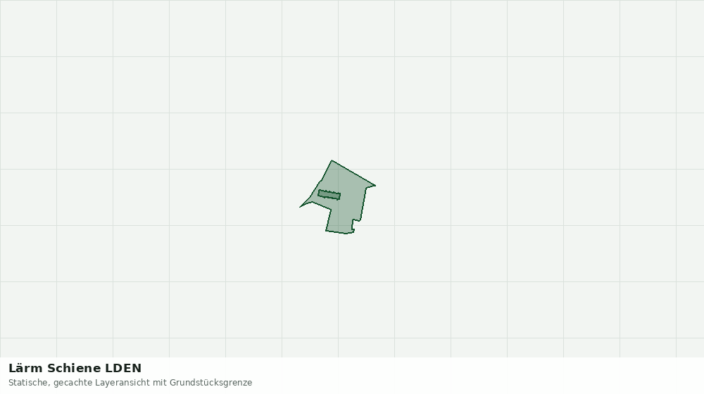 Statische Kartenansicht: Lärm Schiene LDEN