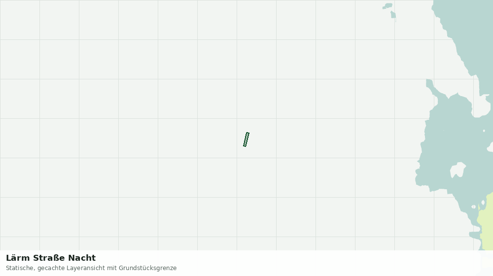 Statische Kartenansicht: Lärm Straße Nacht