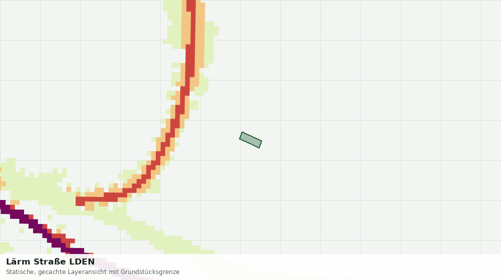 Statische Kartenansicht: Lärm Straße LDEN