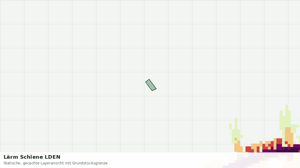 Statische Kartenansicht: Lärm Schiene LDEN