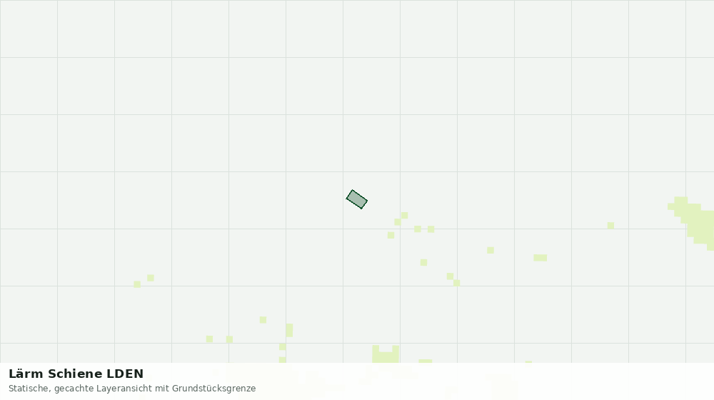 Statische Kartenansicht: Lärm Schiene LDEN