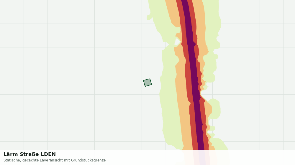Statische Kartenansicht: Lärm Straße LDEN