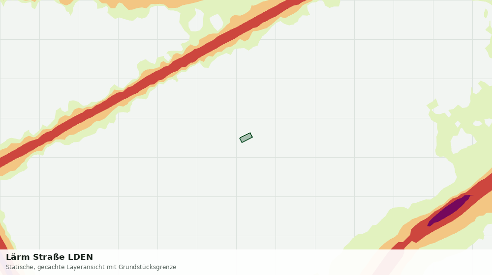 Statische Kartenansicht: Lärm Straße LDEN