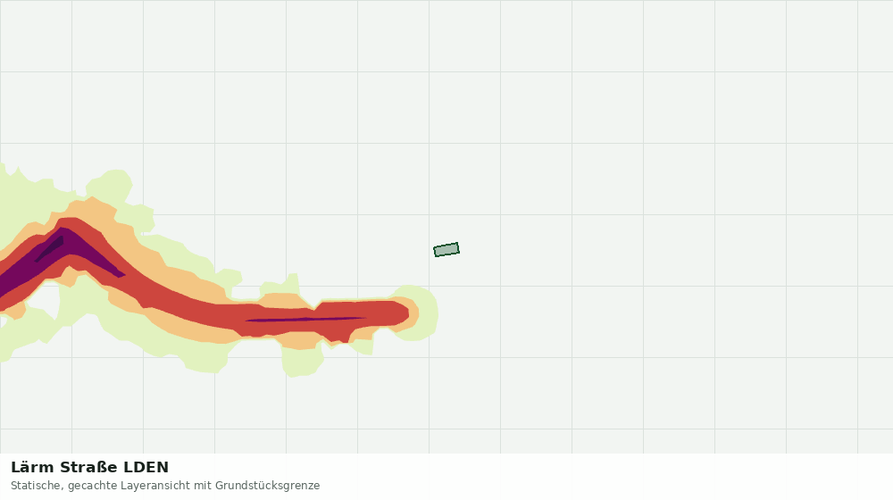 Statische Kartenansicht: Lärm Straße LDEN