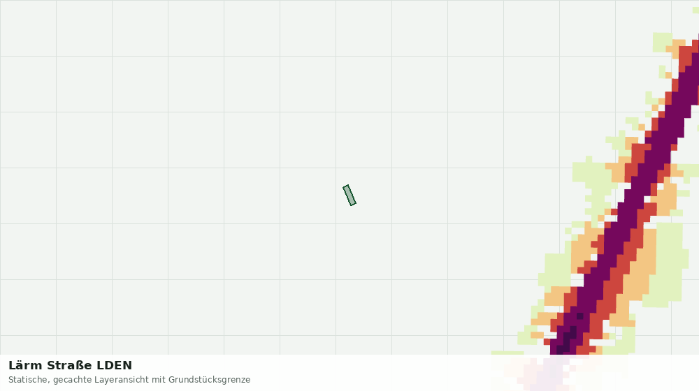 Statische Kartenansicht: Lärm Straße LDEN