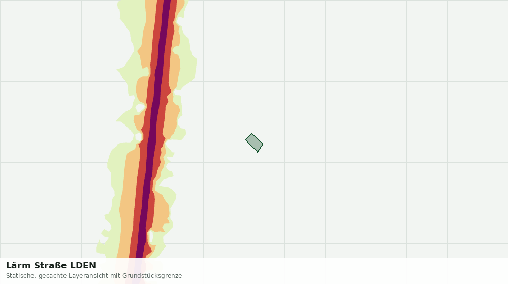 Statische Kartenansicht: Lärm Straße LDEN