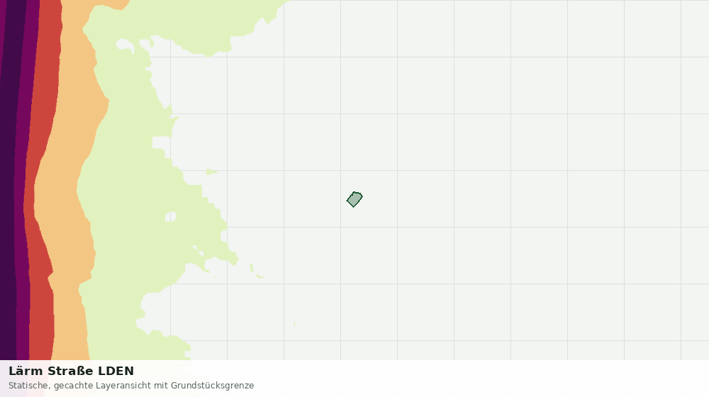 Statische Kartenansicht: Lärm Straße LDEN