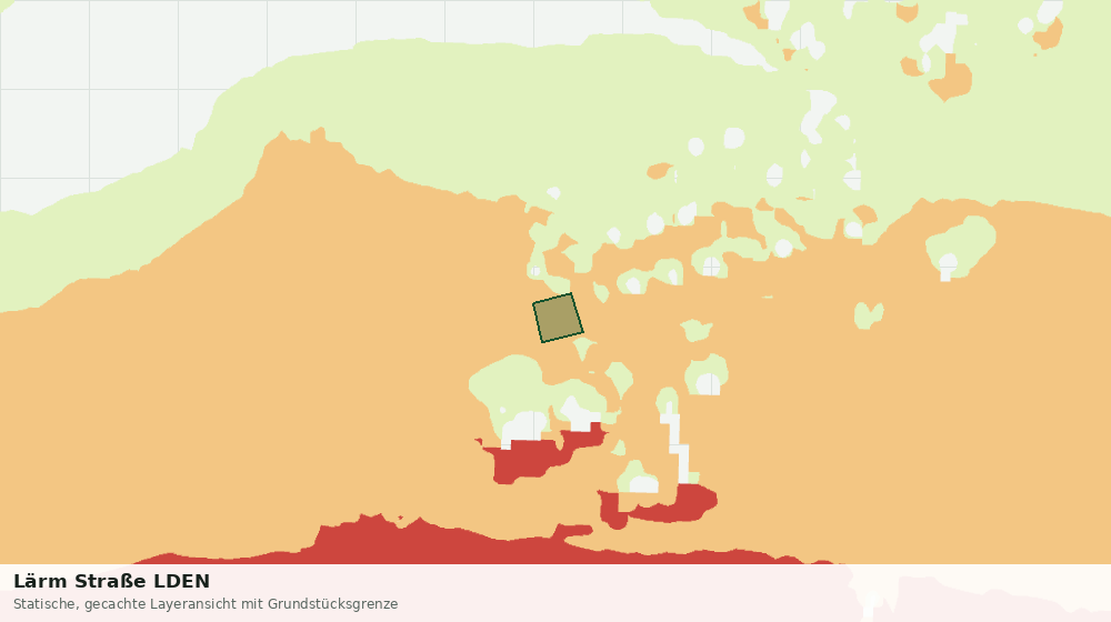 Statische Kartenansicht: Lärm Straße LDEN