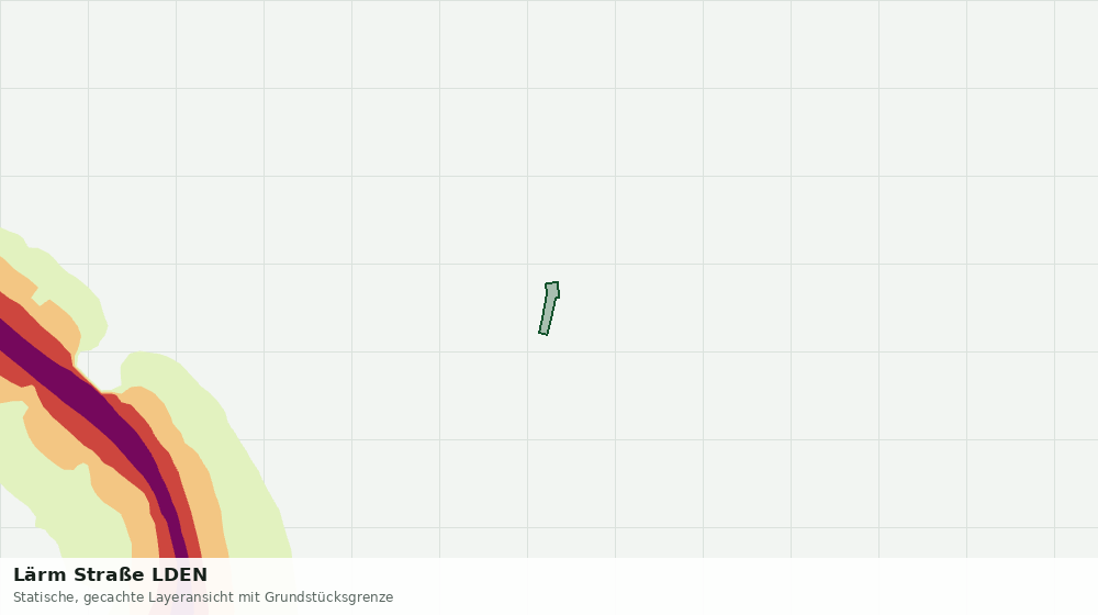 Statische Kartenansicht: Lärm Straße LDEN