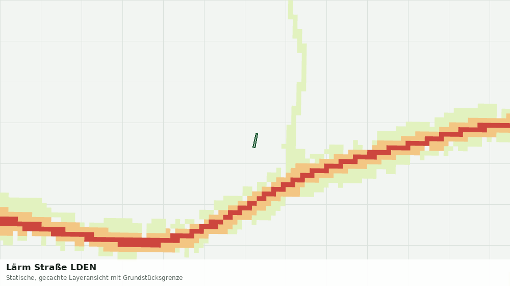 Statische Kartenansicht: Lärm Straße LDEN