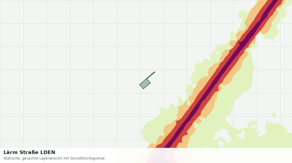 Statische Kartenansicht: Lärm Straße LDEN