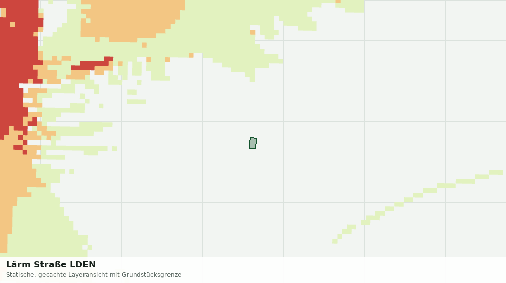 Statische Kartenansicht: Lärm Straße LDEN