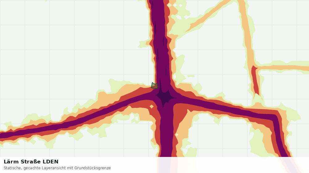 Statische Kartenansicht: Lärm Straße LDEN