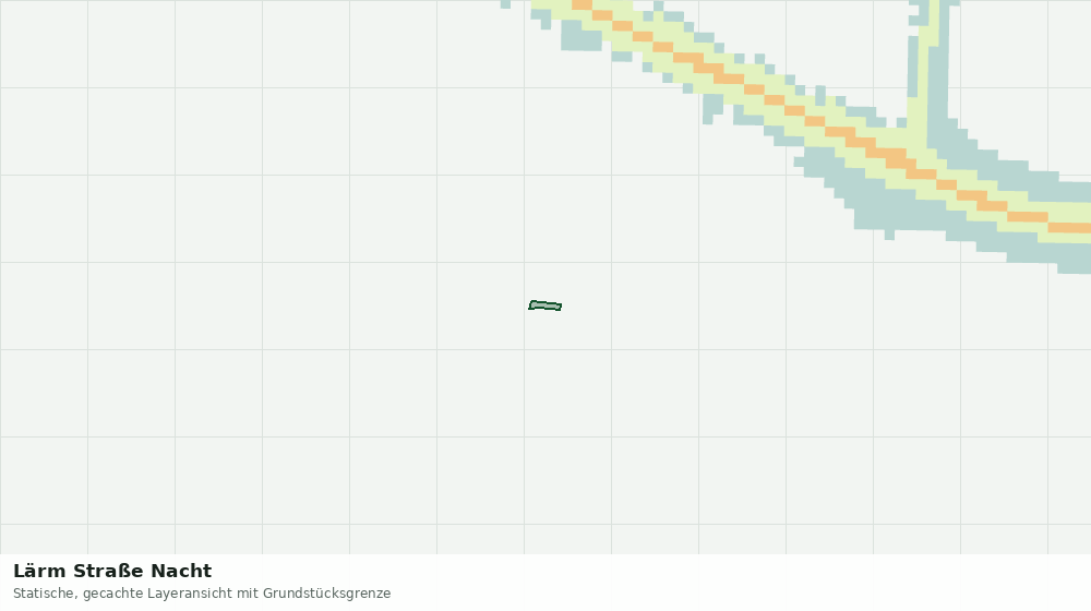 Statische Kartenansicht: Lärm Straße Nacht