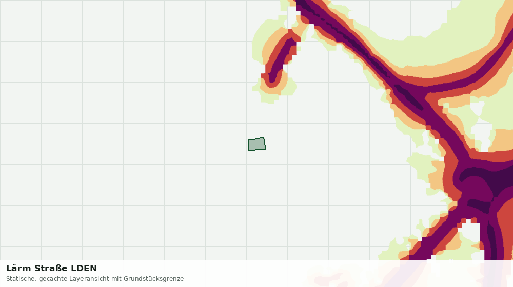 Statische Kartenansicht: Lärm Straße LDEN