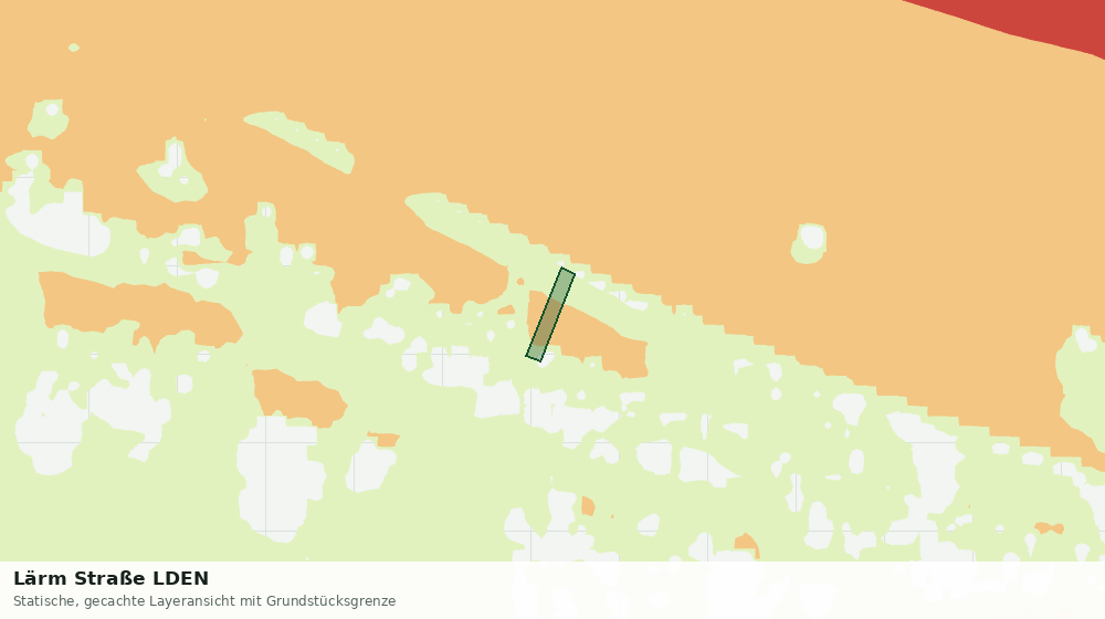 Statische Kartenansicht: Lärm Straße LDEN