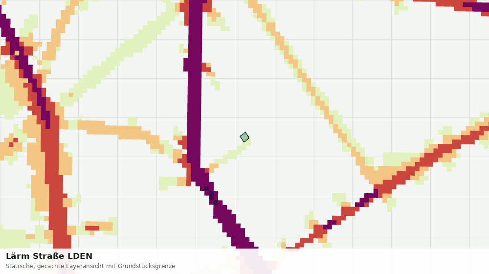 Statische Kartenansicht: Lärm Straße LDEN