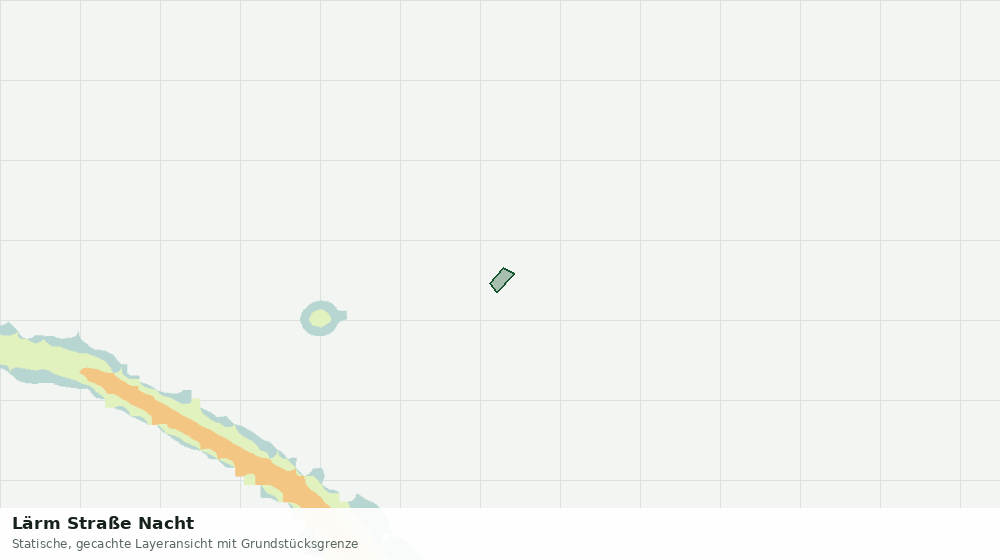 Statische Kartenansicht: Lärm Straße Nacht