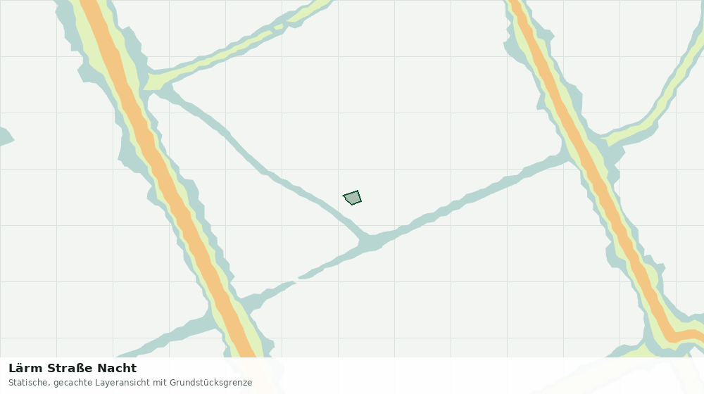 Statische Kartenansicht: Lärm Straße Nacht