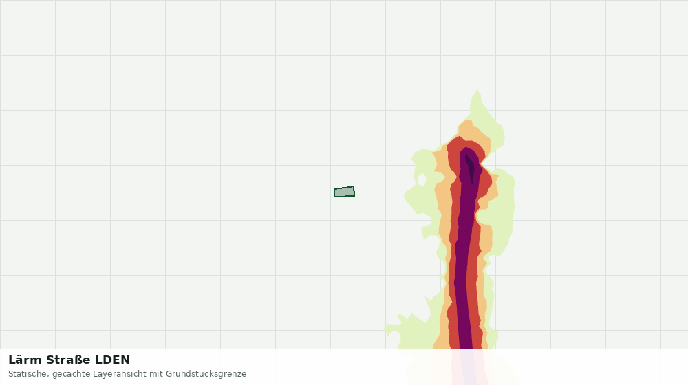Statische Kartenansicht: Lärm Straße LDEN