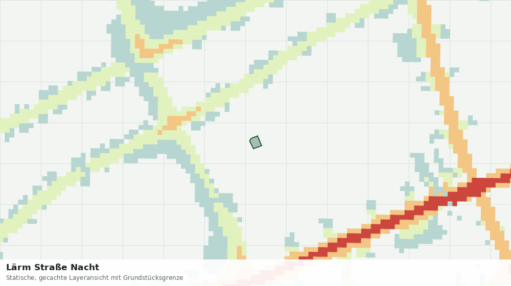Statische Kartenansicht: Lärm Straße Nacht