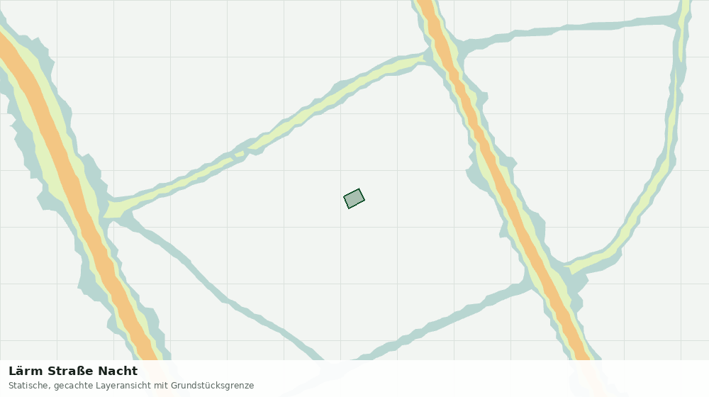 Statische Kartenansicht: Lärm Straße Nacht