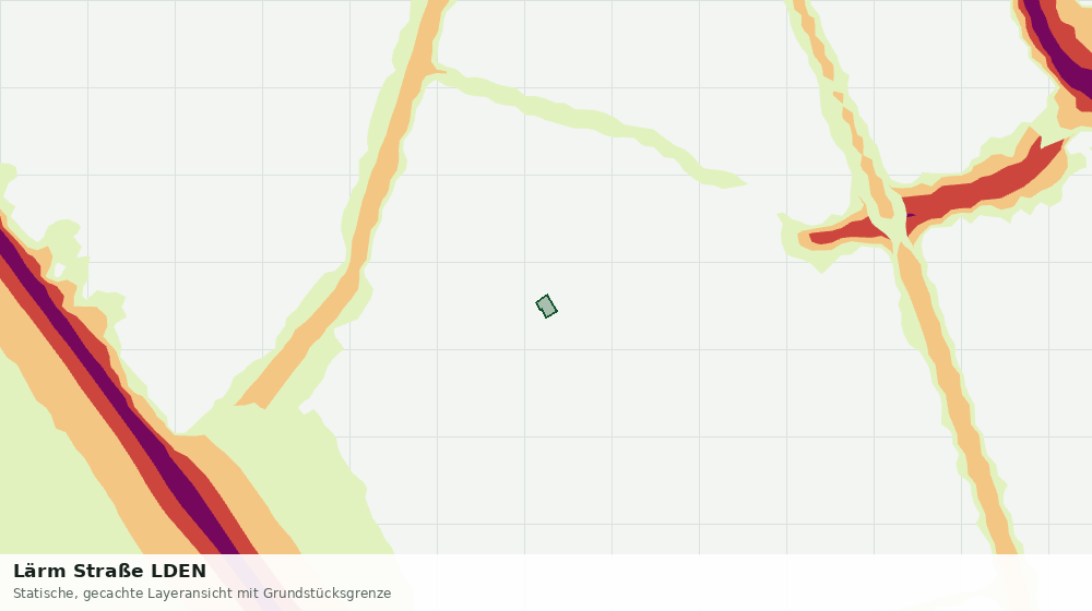 Statische Kartenansicht: Lärm Straße LDEN