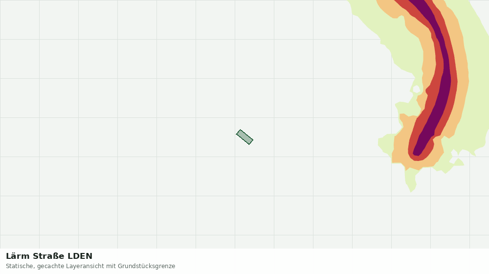 Statische Kartenansicht: Lärm Straße LDEN