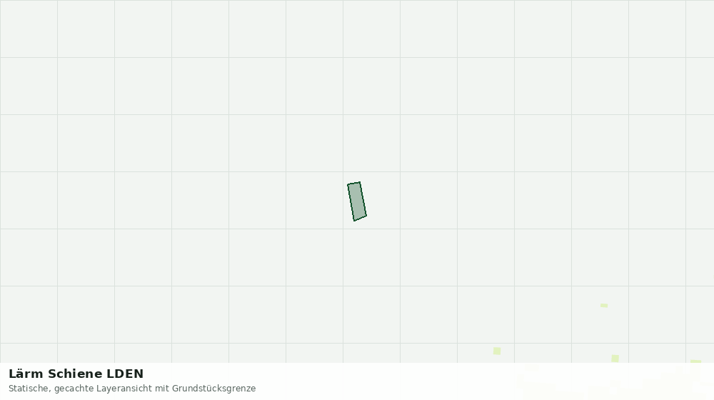Statische Kartenansicht: Lärm Schiene LDEN