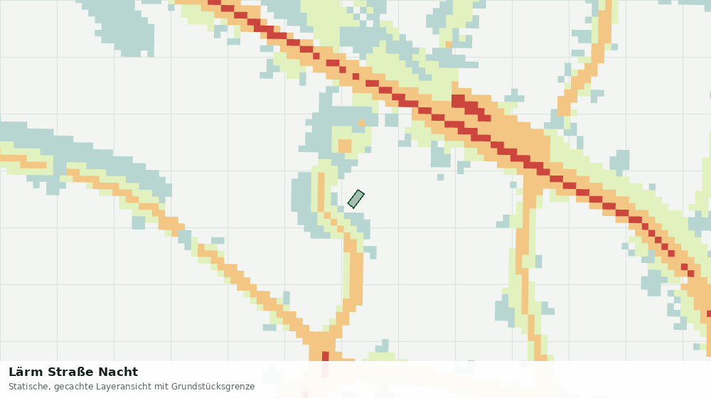 Statische Kartenansicht: Lärm Straße Nacht