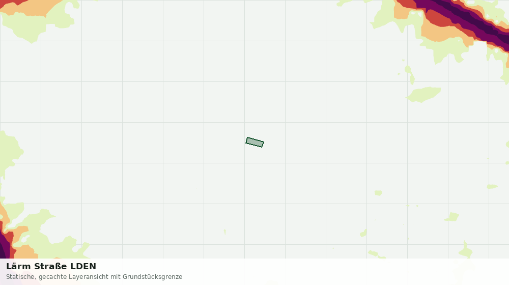 Statische Kartenansicht: Lärm Straße LDEN