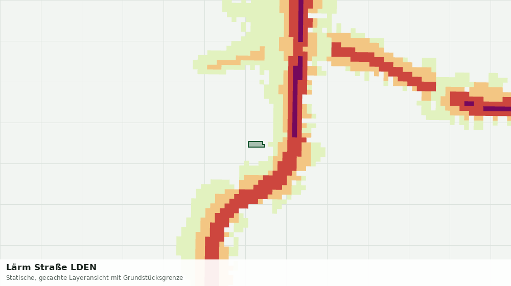 Statische Kartenansicht: Lärm Straße LDEN