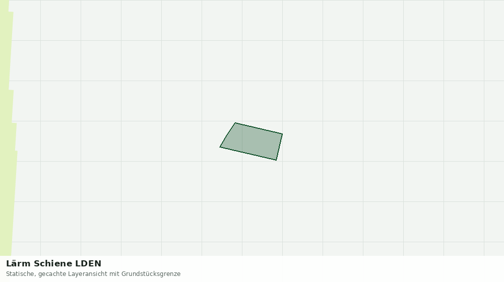 Statische Kartenansicht: Lärm Schiene LDEN