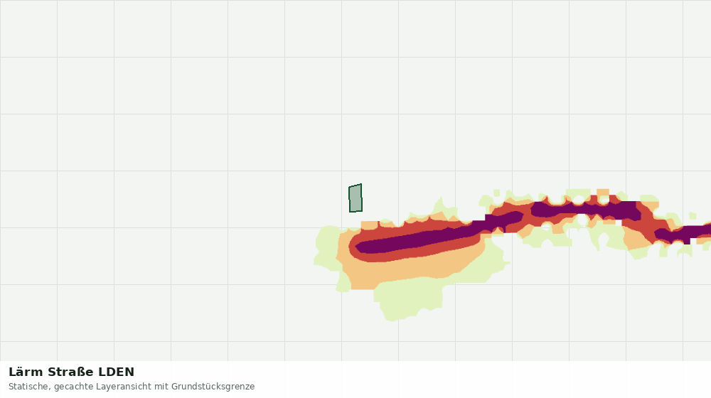 Statische Kartenansicht: Lärm Straße LDEN