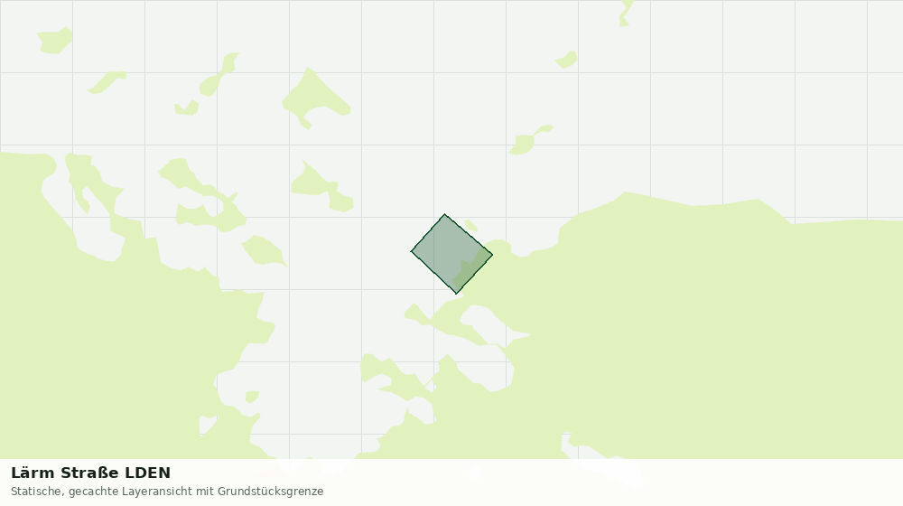 Statische Kartenansicht: Lärm Straße LDEN