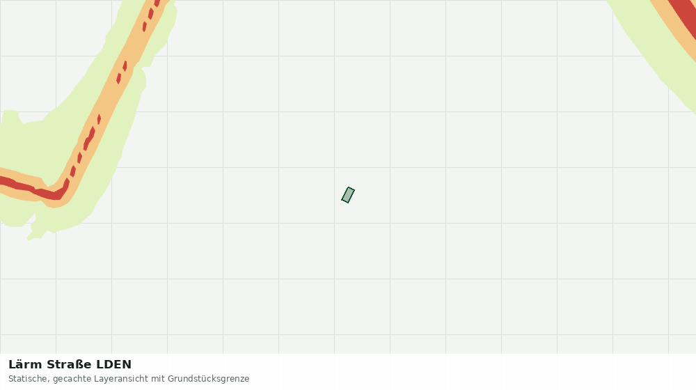 Statische Kartenansicht: Lärm Straße LDEN