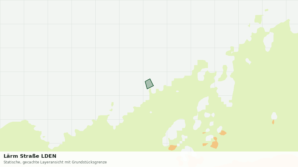 Statische Kartenansicht: Lärm Straße LDEN