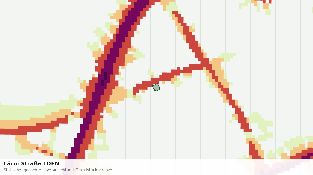 Statische Kartenansicht: Lärm Straße LDEN