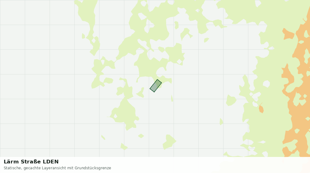 Statische Kartenansicht: Lärm Straße LDEN