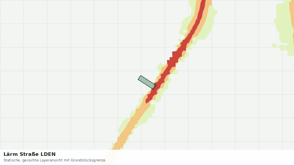 Statische Kartenansicht: Lärm Straße LDEN