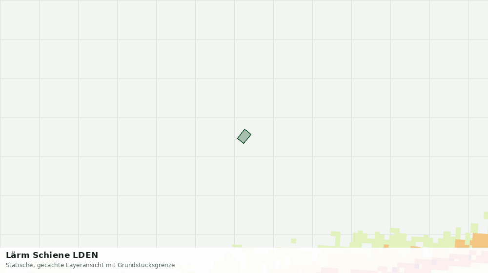 Statische Kartenansicht: Lärm Schiene LDEN