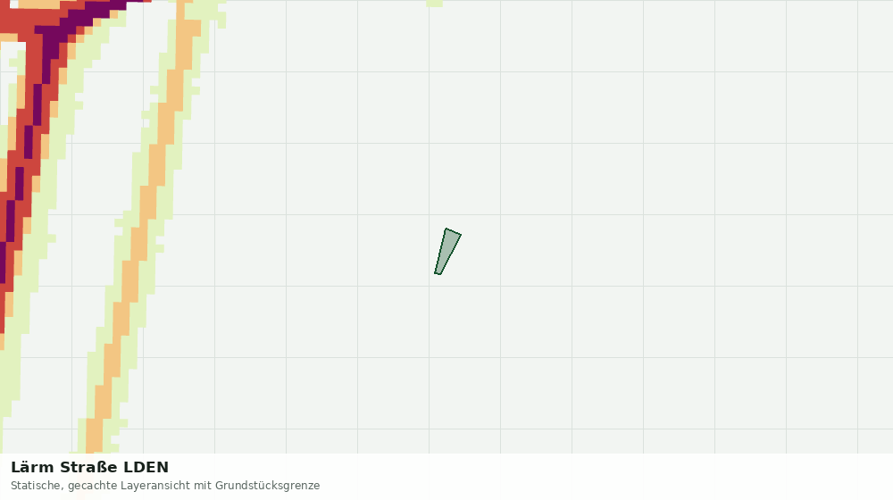 Statische Kartenansicht: Lärm Straße LDEN