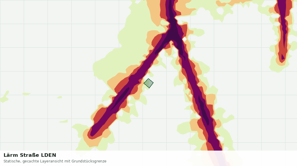 Statische Kartenansicht: Lärm Straße LDEN