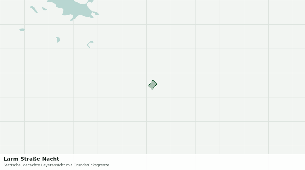 Statische Kartenansicht: Lärm Straße Nacht