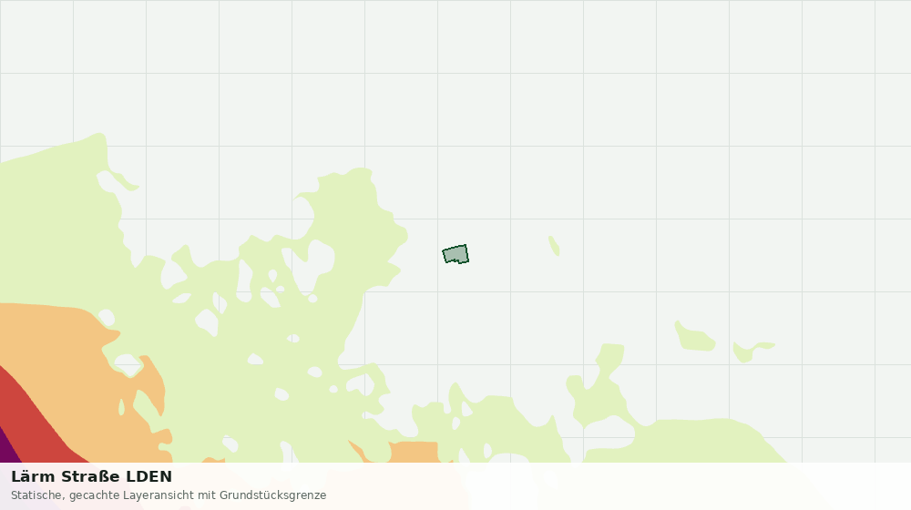 Statische Kartenansicht: Lärm Straße LDEN