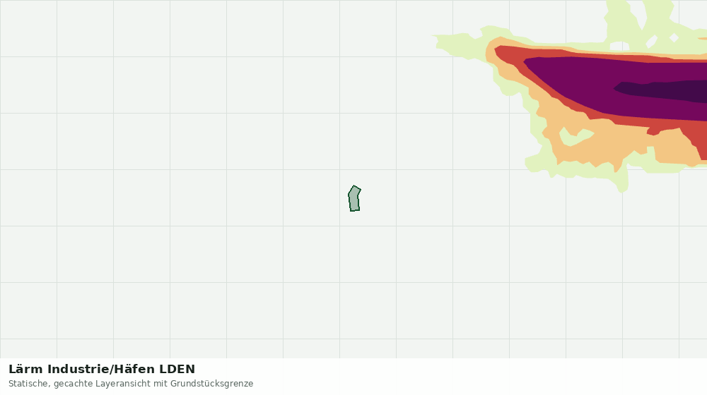 Statische Kartenansicht: Lärm Industrie/Häfen LDEN